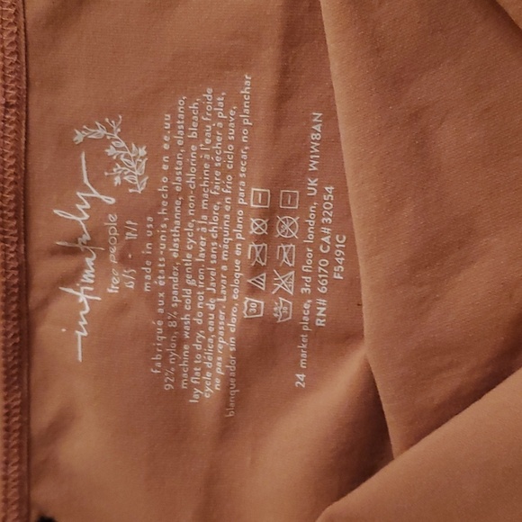 New without tags free people brami seamless cropped tank top size xs/s - Picture 6 of 6